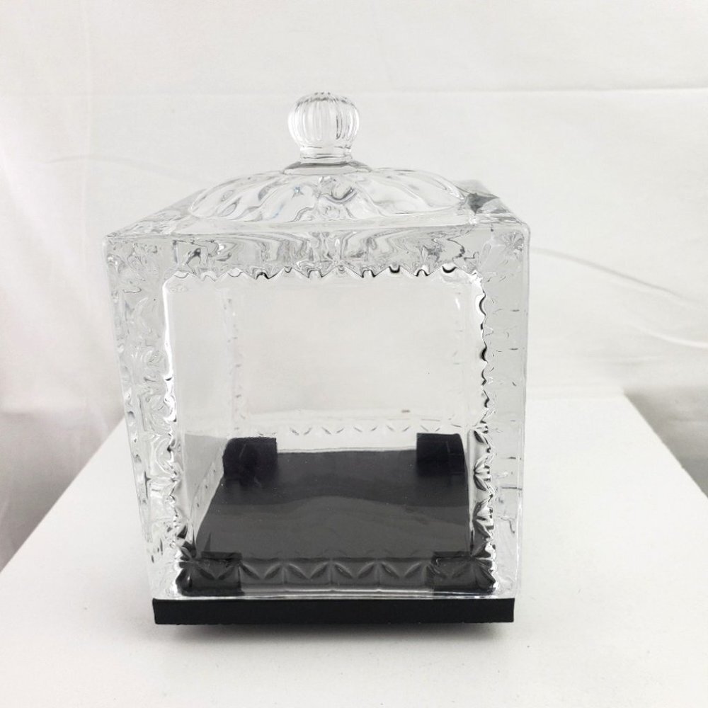 Godinger Shannon Crystal Dublin Revolving Photo Cube NWT